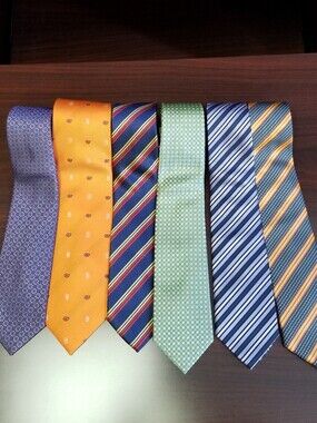 NWOT Lot Of 6 (5 GOOGI+1 Mario Valli) Men's Ties